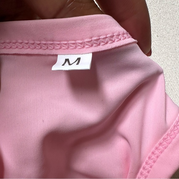 NWT Triangle Bikini Top and Bottom Set in Bubblegum Pink - Picture 6 of 7